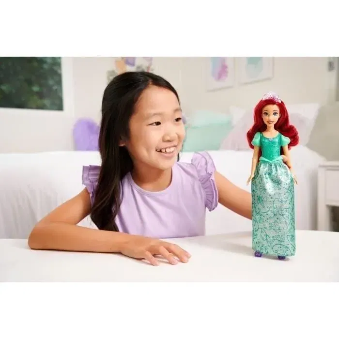 Disney Princess Mattel Poupée Ariel 29 cm, Habillage et Accessoires, Réf. HLW10 - La Petite Sirène