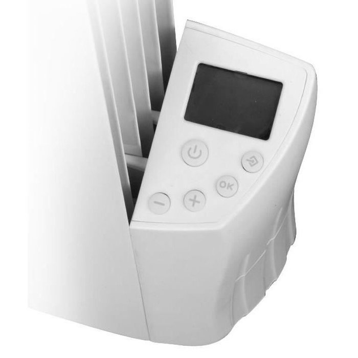 Warm Tech Radiateur électrique à inertie fluide 1200W Blanc