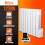 Warm Tech Radiateur électrique à inertie fluide 1200W Blanc