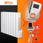 Warm Tech Radiateur électrique à inertie fluide 1200W Blanc