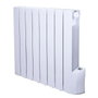 Warm Tech Radiateur électrique à inertie fluide 1200W Blanc