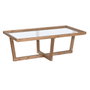 Home ESPRIT Table Basse Verre Sapin Marron