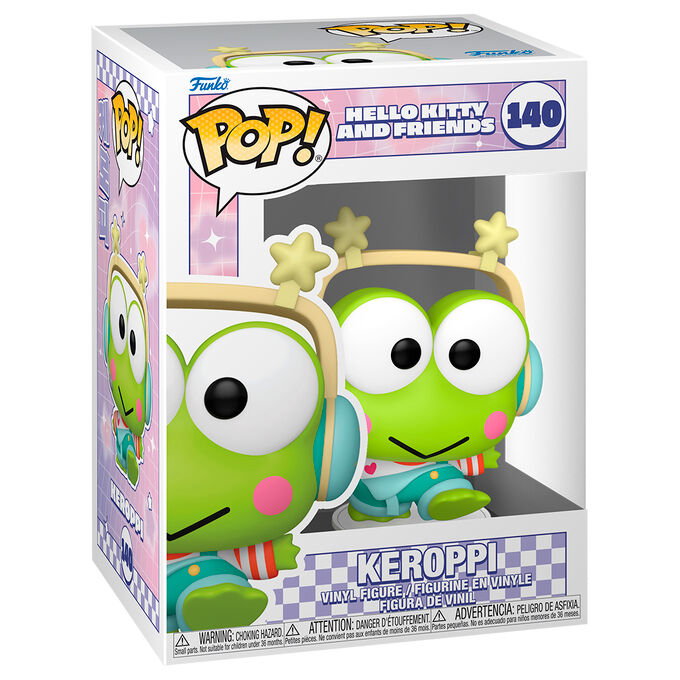 Funko Pop Hello Kitty and Friends - Keroppi - Figurine en vinyle dans son écrin cadeau
