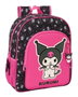 Safta Sac à dos junior avec motif Kuromi adaptable sur chariot, dimensions 32 x 38 x 12 cm, pour enfant à partir de 3 ans