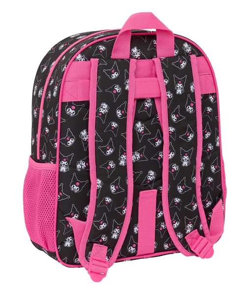 Safta Sac à dos junior avec motif Kuromi adaptable sur chariot, dimensions 32 x 38 x 12 cm, pour enfant à partir de 3 ans