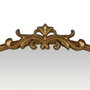 BigBuy Home Miroir mural Doré 80 x 4 x 193 cm