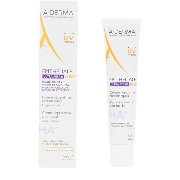 A-Derma Crème Épithéliale AH Ultra SPF50+ Réparatrice 40 ml