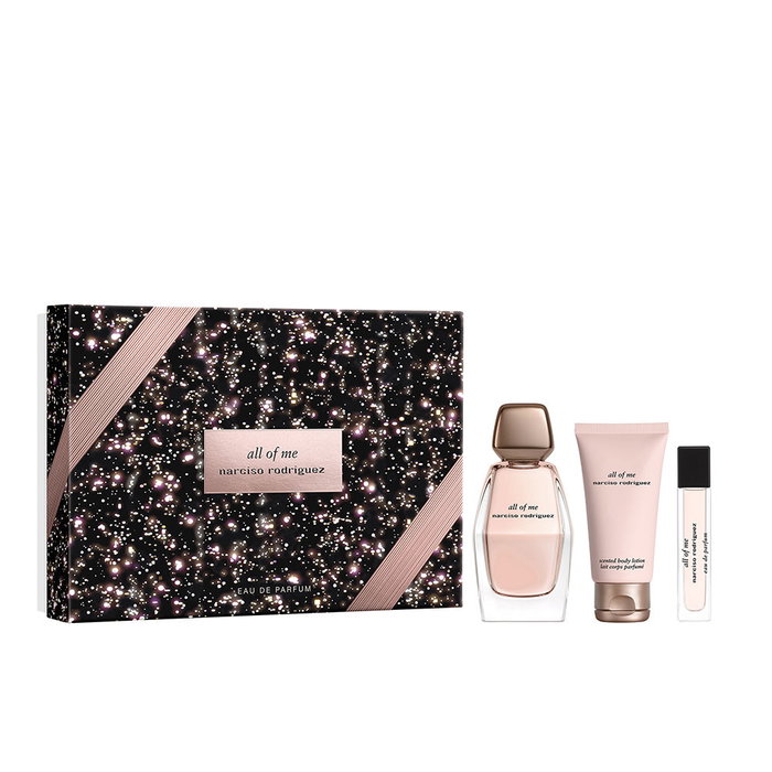 Narciso Rodriguez ALL OF ME Coffret Eau de Parfum 90ml + Lait Corps 50ml + Eau de Parfum 10ml Femme Narciso Rodriguez ALL OF ME Coffret Eau de Parfum 90ml + Lait Corps 50ml + Eau de Parfum 10ml Femme