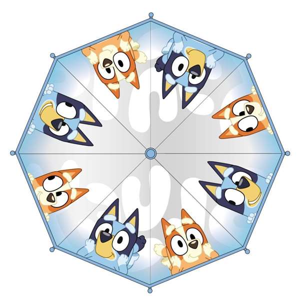 Cerdà Poe - Parapluie manuel avec motif Bluey, diamètre 45 cm - Coloris bleu