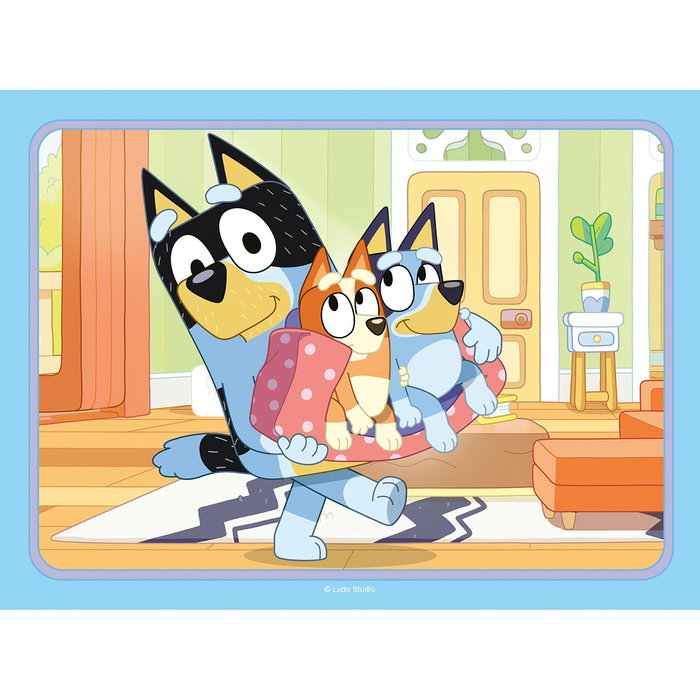 Ravensburger Puzzle 4 Formes - Bluey 03111 - Pour Enfants Dès 3 Ans - Développe Imagination et Créativité Ravensburger Puzzle 4 Formes - Bluey 03111 - Pour Enfants Dès 3 Ans - Développe Imagination et Créativité
