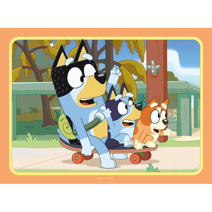 Ravensburger Puzzle 4 Formes - Bluey 03111 - Pour Enfants Dès 3 Ans - Développe Imagination et Créativité Ravensburger Puzzle 4 Formes - Bluey 03111 - Pour Enfants Dès 3 Ans - Développe Imagination et Créativité