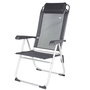 Color Baby - Chaise de camping en aluminium pliable, 5 positions réglables, dimensions repliées 44 x 55 x 101 cm, textile résistant