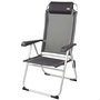 Color Baby - Chaise de camping en aluminium pliable, 5 positions réglables, dimensions repliées 44 x 55 x 101 cm, textile résistant