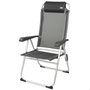Color Baby Chaise de camping aluminium réclinable 5 positions 44X55X101cm