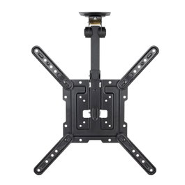 Tooq LPCE1123TSLI-B Support Plafond TV 23"-55" VESA 400x400 Inclinable et Pivotant