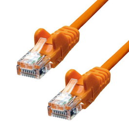 ProXtend Câble Ethernet CAT5e U/UTP CCA Orange 20cm