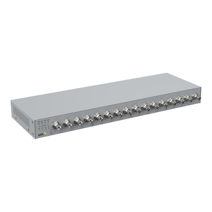 Axis P7316 - Encodeur vidéo réseau 16 canaux pour caméras analogiques et HD jusqu'à 4K, H.265, Zipstream, prise en charge PTZ, audio bidirectionnel et cybersécurité