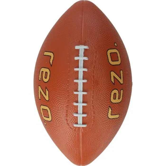 REZO - Ballon de football américain en caoutchouc Taille 3 pour loisirs - Marron