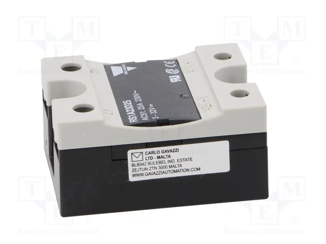 CARLO GAVAZZI RS1A23D25 Relais statique monophasé 25A 42-265V AC CARLO GAVAZZI RS1A23D25 Relais statique monophasé 25A 42-265V AC