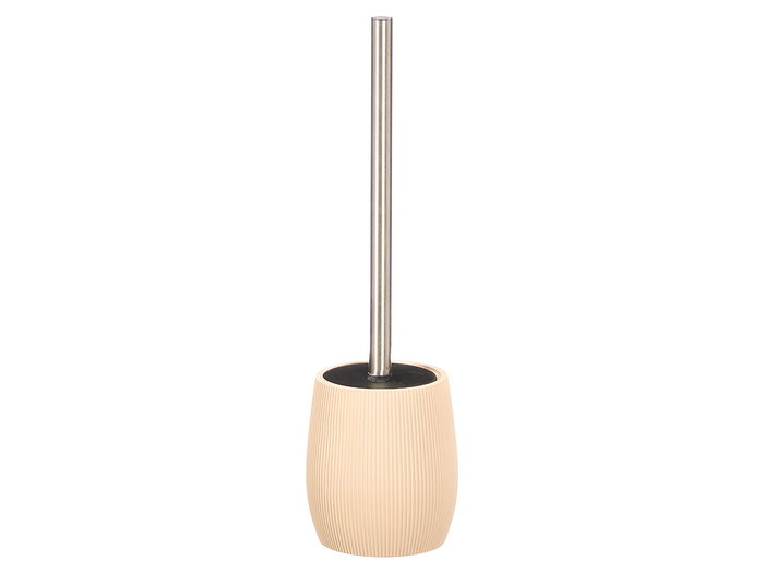 Berilo Porte-balai en polirésine beige à rayures 10x35x10 cm (Set de 6)