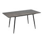 Table extensible Noir Gris Fer 120 x 80 x 75 cm