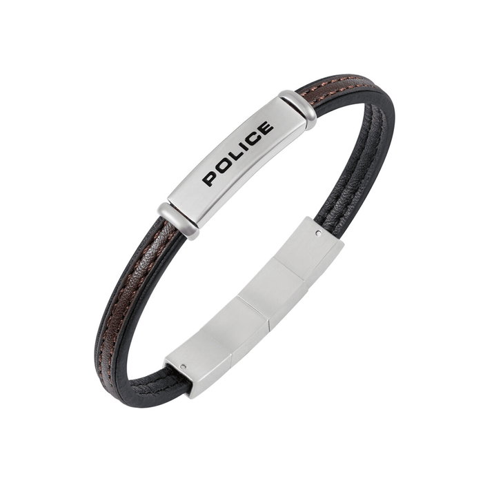 Bracelet Homme Police PEAGB0079202 Acier inoxydable Noir