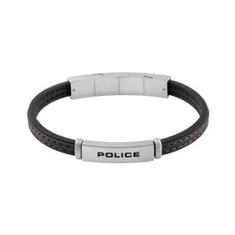 Bracelet Homme Police PEAGB0079202 Acier inoxydable Noir