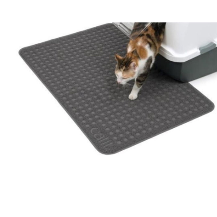 Cat It Tapis pour bac à litière Gris Grand format Cat It Tapis pour bac à litière Gris Grand format