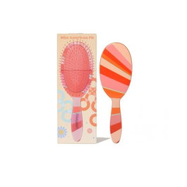 Framar Miss American Pie Detangle Brush Édition Limitée - Brosse démêlante pour cheveux sans douleur avec poils flexibles, motif rayures vintage California Dreamin'