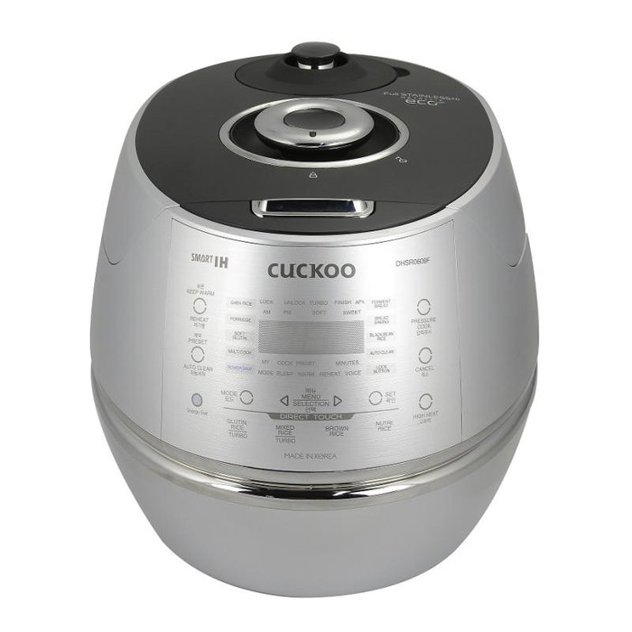 Cuckoo CRP-CHSS1009FN - Cuiseur à riz 1800 ml en acier inoxydable
