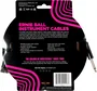 Ernie Ball Câble d'instrument tressé Jack-Jack 5,5 m - Orange / Noir