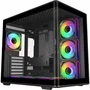 Cooler Master Elite 600 Black Boîtier PC Moyen Tour avec 7 Ventilateurs ARGB Préinstallés, Hub de Contrôle, Panneau en Verre Trempé et Connectique USB Type-C