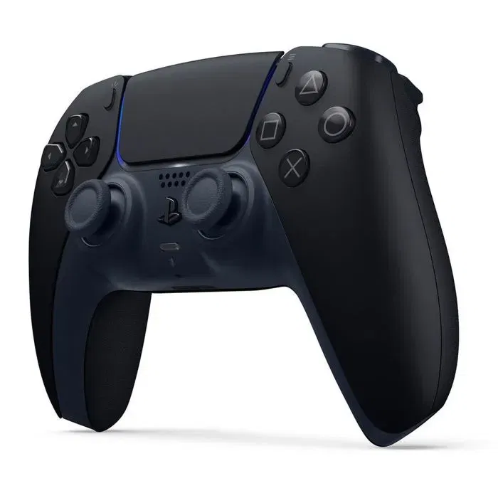 Sony DualSense - Manette sans fil Midnight Black pour PlayStation 5 et PC, retour haptique, gâchettes adaptatives, microphone intégré