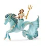 Schleich 70594 Figurine Bayala - Sirène Eyela sur cheval de mer avec sa baguette magique - Dès 5 ans