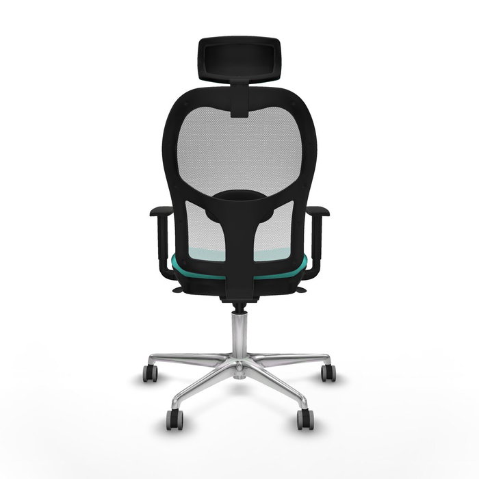 Piqueras y Crespo Chaise de Bureau avec Appui-tête 1D086G2 Turquoise Piqueras y Crespo Chaise de Bureau avec Appui-tête 1D086G2 Turquoise