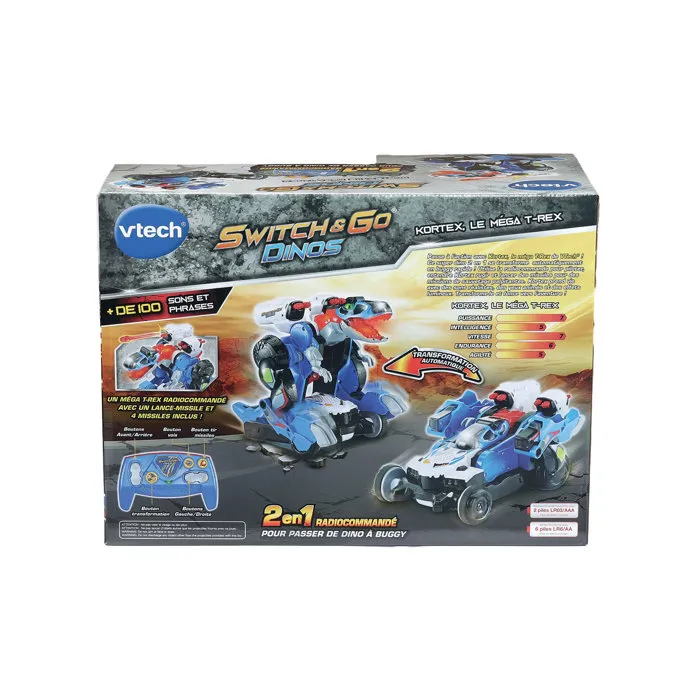 Vtech Switch & Go Dinos - Kortex, le méga T-Rex Multicolore Vtech Switch & Go Dinos - Kortex, le méga T-Rex Multicolore