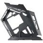 Mars Gaming MC61 Boîtier PC Gaming Compact Micro-ATX, 4 Ventilateurs 120mm ARGB Chroma, Fenêtre en Verre Trempé, Noir