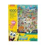 Aquarius Bob l'éponge puzzle Cast (1000 pièces)
