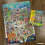 Aquarius Bob l'éponge puzzle Cast (1000 pièces)