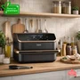 Cosori DualBlaze Twinfry Pro Ceramic AirFryer 10 L - Noir - Connectée Wi-Fi