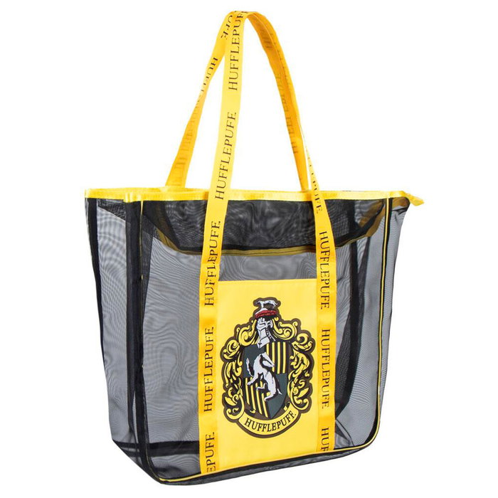 CERDÁ Sac de plage premium Harry Potter Maison Hufflepuff - 62 x 39 x 20 cm - 100% polyester