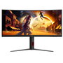 AOC Moniteur Gaming CU34G4 - Écran Courbe Ultra-Large 34 Pouces QHD 144 Hz 1 ms FreeSync Premium