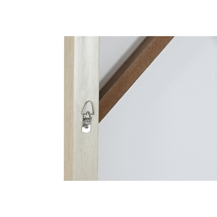 Toile Home ESPRIT Blanc Beige Robe Scandinave 82,5 x 3,5 x 82,5 cm (2 Unités)