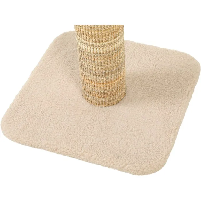 Zolux Griffoir pour Chat Boréal en Sisal avec Jouet Souris Suspendu, Tapis Doux, Base Lourde, Bois FSC, Taille M 63 cm, Beige Zolux Griffoir pour Chat Boréal en Sisal avec Jouet Souris Suspendu, Tapis Doux, Base Lourde, Bois FSC, Taille M 63 cm, Beige