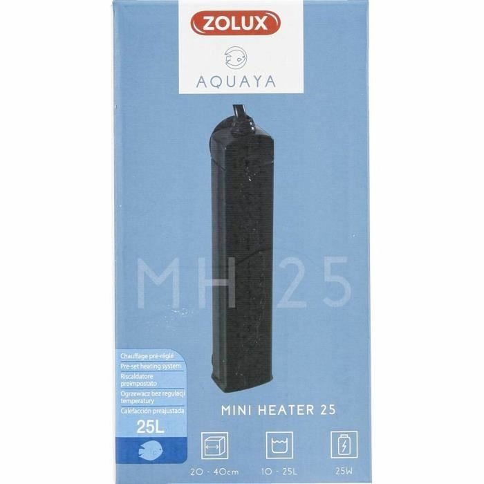 Zolux Chauffage pré-réglé 23-25 W pour aquarium 10-25 L Zolux Chauffage pré-réglé 23-25 W pour aquarium 10-25 L