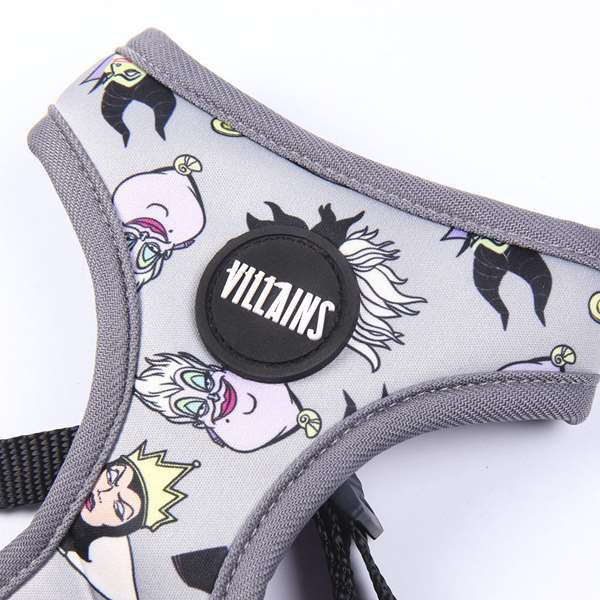 Cerdá T4M:M/L Harnais pour chien Disney méchantes (villanas), taille M/L, couleur gris