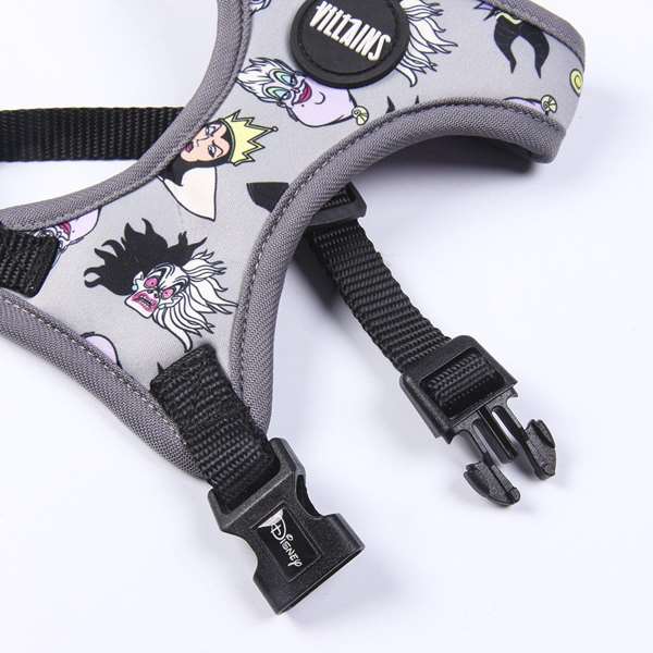 Cerdá T4M:M/L Harnais pour chien Disney méchantes (villanas), taille M/L, couleur gris