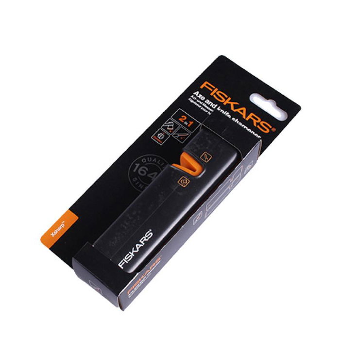 Fiskars Xsharp (1000601) Aiguiseur de couteaux et haches, 16.5 cm, couleur noir Fiskars Xsharp (1000601) Aiguiseur de couteaux et haches, 16.5 cm, couleur noir