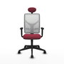 Piqueras y Crespo Chaise de Bureau Motilla Bordeaux et Blanc