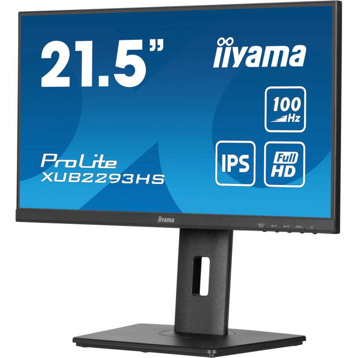 iiyama ProLite XUB2293HS-B6 - Ecran PC 21.5 Pouces Full HD IPS avec Haut-Parleurs, HDMI et VGA